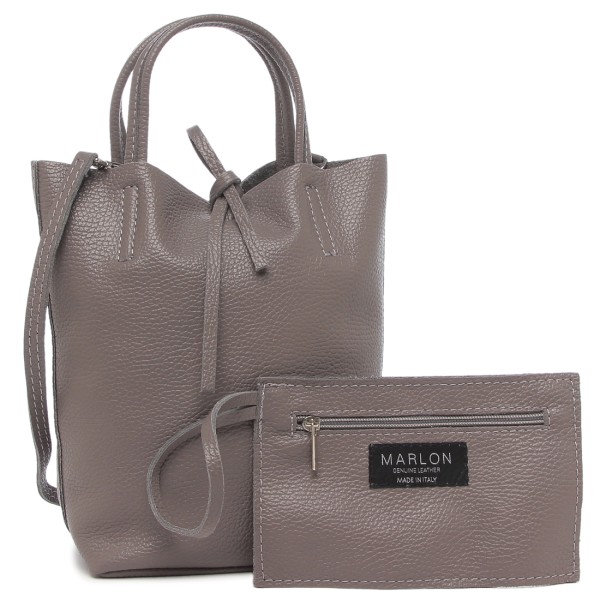 マーロン ハンドバッグ ショルダーバッグ グレー レディース MARLON BS0190 D77