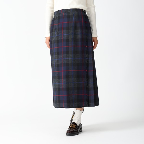 オニールオブダブリン スカート ロングイージーキルト 83cm グレー マルチカラー レディース ONEIL OF DUBLIN 5083