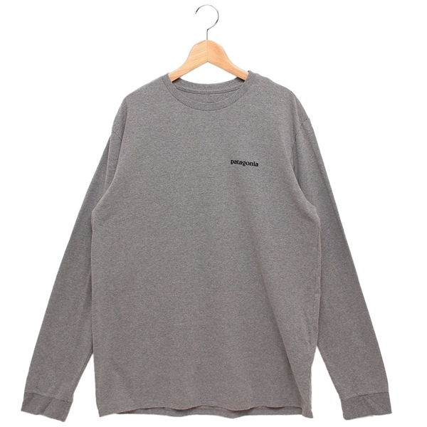 パタゴニア Tシャツ カットソー PATAGONIA ロングスリーブ P-6ロゴ レスポンシビリティー ロンT グレー メンズ レディース 38518 GLH