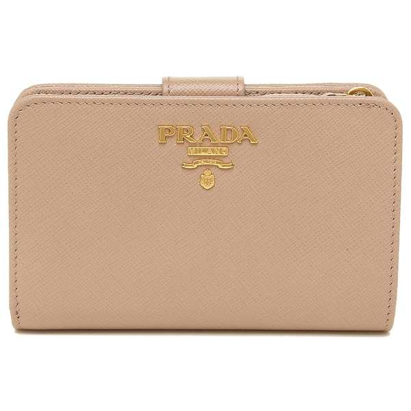 プラダ 財布 二つ折り財布 レディース PRADA 1ML225 QWA F0236 ベージュの通販はau PAY マーケット -  AXES（アクセス）au PAY マーケット店 | au PAY マーケット－通販サイト