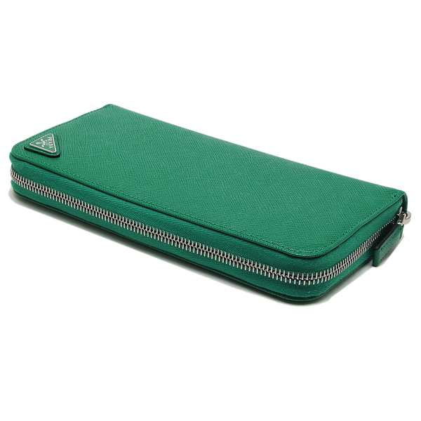 プラダ 長財布 サフィアーノ トライアングルロゴ グリーン メンズ PRADA 2ML317 QHH F0458【返品OK】｜au PAY マーケット