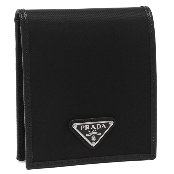PRADA ブラック 二つ折り財布 ギャランティカード　プラダスポーツ　プラダ PRADA ブラック 二つ折り財布 ギャランティカード プラダ