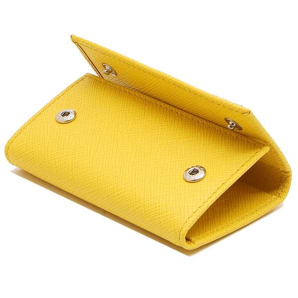 格安人気 FURLAキーケース 黄色 新品☆ FURLA(フルラ)イエロー レザー キーケース