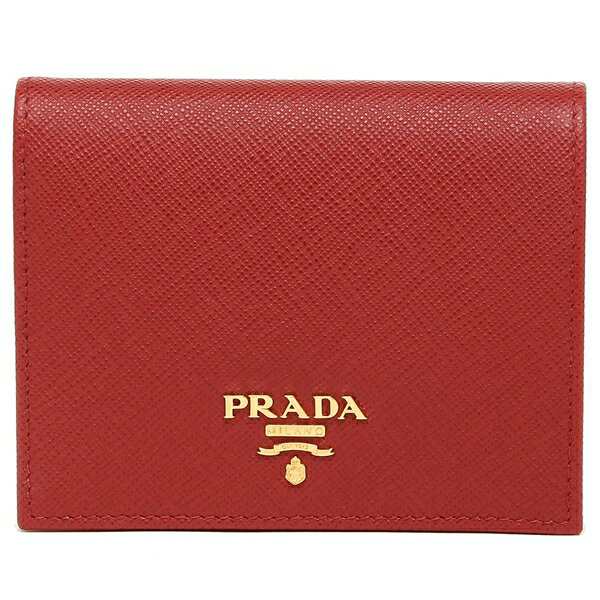 プラダ 財布 二つ折り財布 サフィアーノ ミニ財布 レディース PRADA