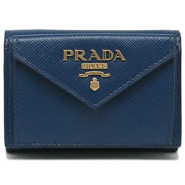 プラダ 財布 三つ折り財布 サフィアーノ ミニ財布 レディース PRADA