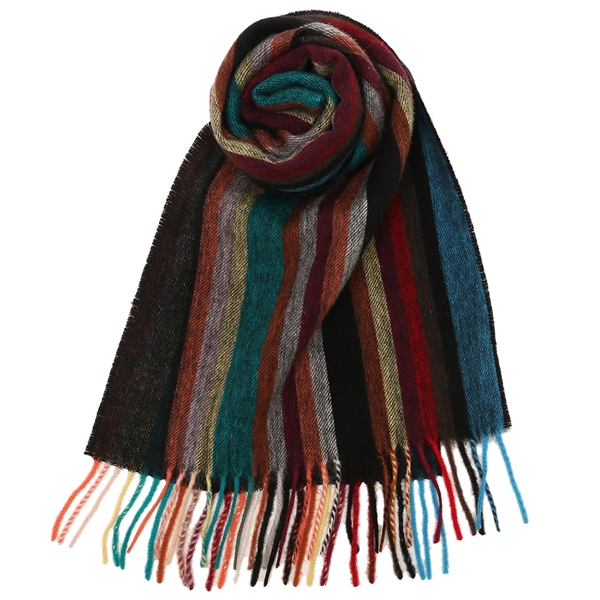 ポール・スミス　マフラー　マルチストライプ　Paul Smith ポールスミス マフラー マルチストライプ マルチカラー メンズ