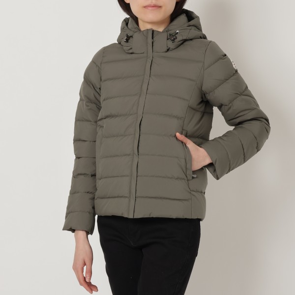 ピレネックス アウター ダウンジャケット コート スプートニック カーキ レディース PYRENEX HWS005 DEEP KHAKI