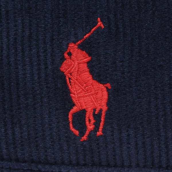 ポロラルフローレン ハンドバッグ ミニトート ネイビー レッド レディース POLO RALPH LAUREN 2AR098 BCV