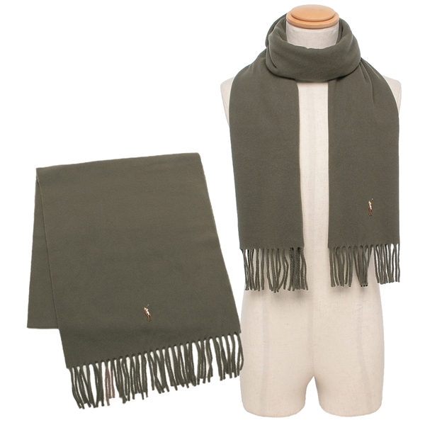 ポロラルフローレン マフラー グリーン メンズ レディース ユニセックス RALPH LAUREN PC1047 343