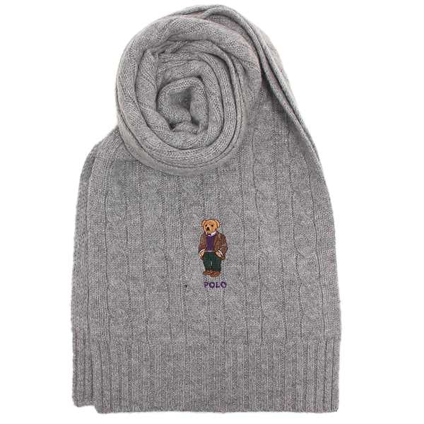 ポロラルフローレン マフラー グレー メンズ レディース ユニセックス POLO RALPH LAUREN PC1210 032の通販は