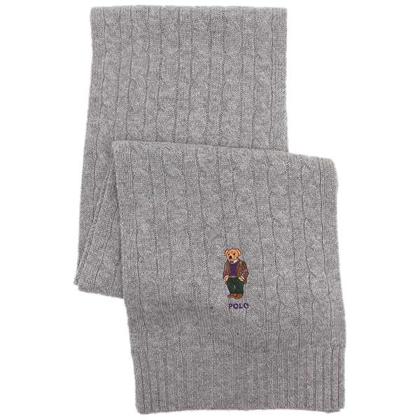 ポロラルフローレン マフラー グレー メンズ レディース ユニセックス POLO RALPH LAUREN PC1210 032の通販は