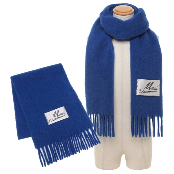 マルニ マフラー フリンジ付き起毛 ブルー メンズ MARNI ASZC0005A0 UTW918 00B59