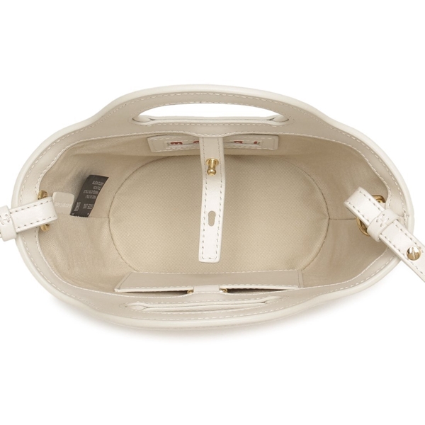 MARNI マルニ スモールマイクロカゴバッグ ショルダーバッグ ホワイト