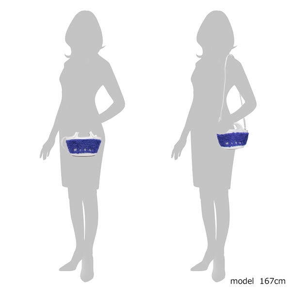 マルニ ハンドバッグ ショルダーバッグ トロピカリア 2WAY パープル