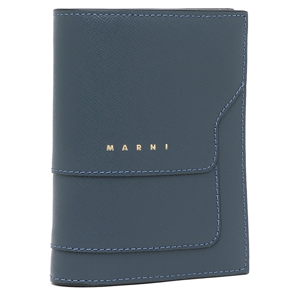 マルニ 二つ折り財布 トランク コンパクト財布 ネイビー メンズ レディース Marni Pfmoq14u07 Lv5 Z467n 返品ok の通販はau Pay マーケット Axes アクセス Au Pay マーケット店