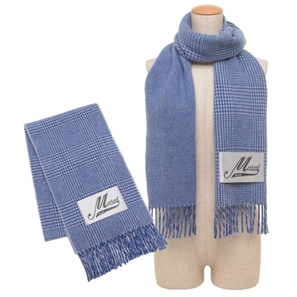 マルニ マフラー プリンスオブウェールズチェック ブルー レディース MARNI SCMC0141Y0 UAW056 CHB50