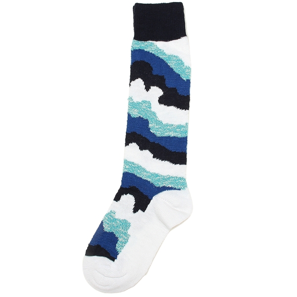 マルニ 靴下 ソックス ブルー マルチ レディース MARNI SKMC0155Q0 UFC067 WEB39の通販は