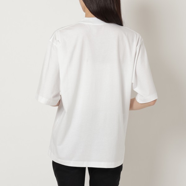 マルニ Tシャツ カットソー オーガニックコットン ホワイト レディース MARNI THJE0294P1 USCS11 L3W01 MARNI マルニ カットソー THJE0294P1 USCS11 レディース 長袖T