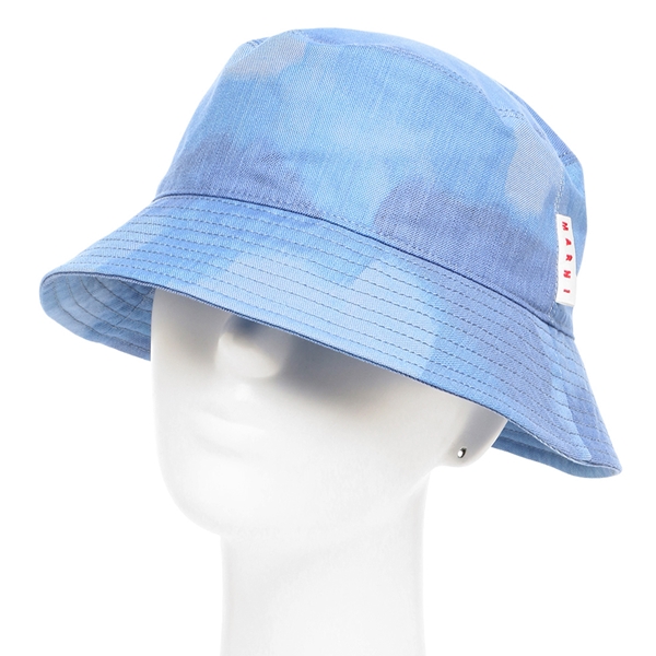 マルニ 帽子 ハット バケットハット ブルー メンズ レディース MARNI