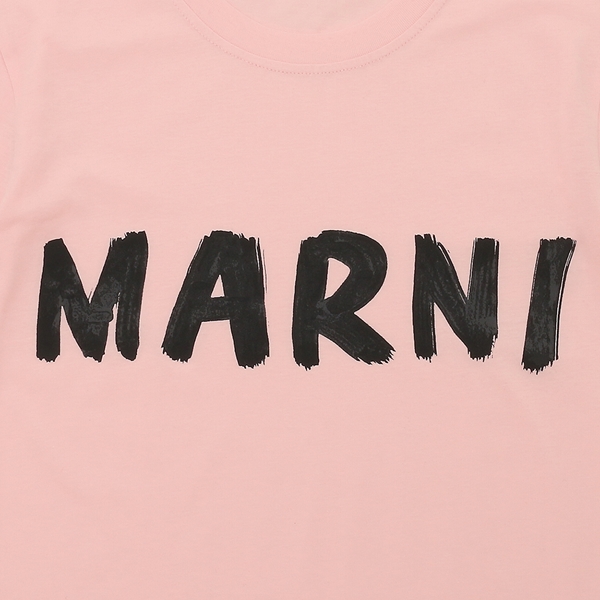 マルニ オーガニックコットン ボクシーラインTシャツ ピンク ピンク系 MARNI(マルニ) Tシャツ・カットソー(レディース