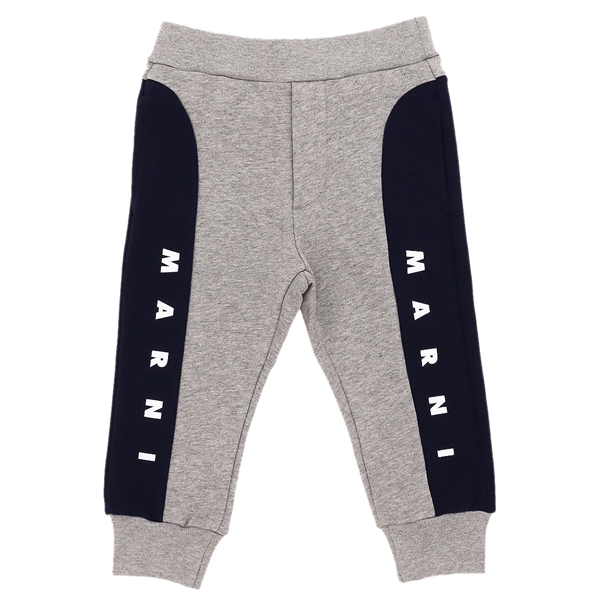 マルニ パンツ ロゴ グレー ブラック キッズ MARNI M00888M00NI ALONE 0M803の通販は
