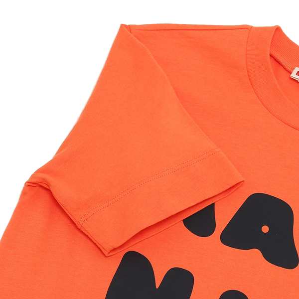 マルニ Tシャツ・カットソー ロゴプリントクルーネックTシャツ キッズ ロゴ オレンジ キッズ MARNI M00934M00HZ MT163U 0M428の通販は
