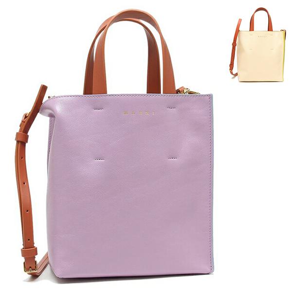 マルニ ハンドバッグ ショルダーバッグ ミュゼオ 2WAY パープル マルチ レディース MARNI SHMP0040Q0 P2644 Z636Bの通販は