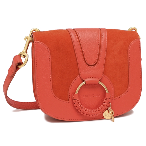 シーバイクロエ ショルダーバッグ ハナ クロスボディバッグ オレンジ レディース SEE BY CHLOE CHS18AS896417 839の通販は 32,370円