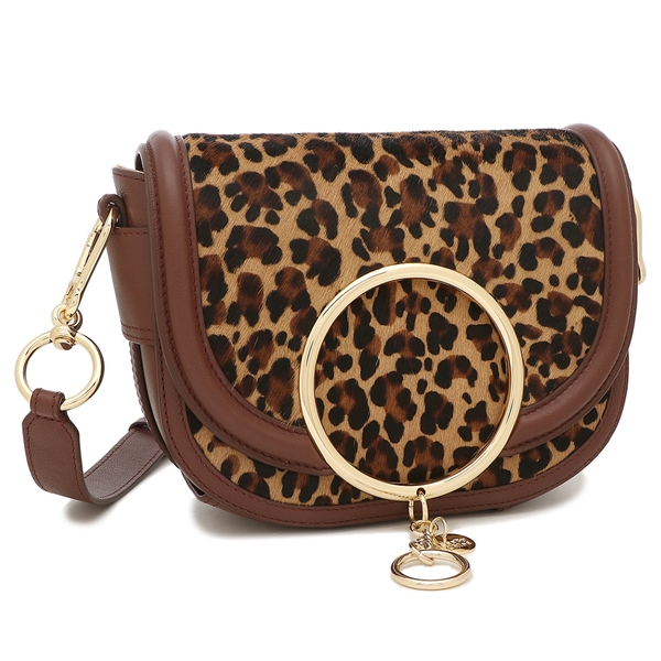 シーバイクロエ ショルダーバッグ マラ レオパード ブラウン レディース SEE BY CHLOE CHS23WSA29E03 26H