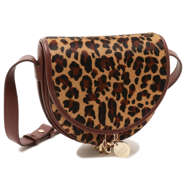 シーバイクロエ ショルダーバッグ マラ クロスボディバッグ レオパード ブラウン レディース SEE BY CHLOE CHS23WSB39E03 26H