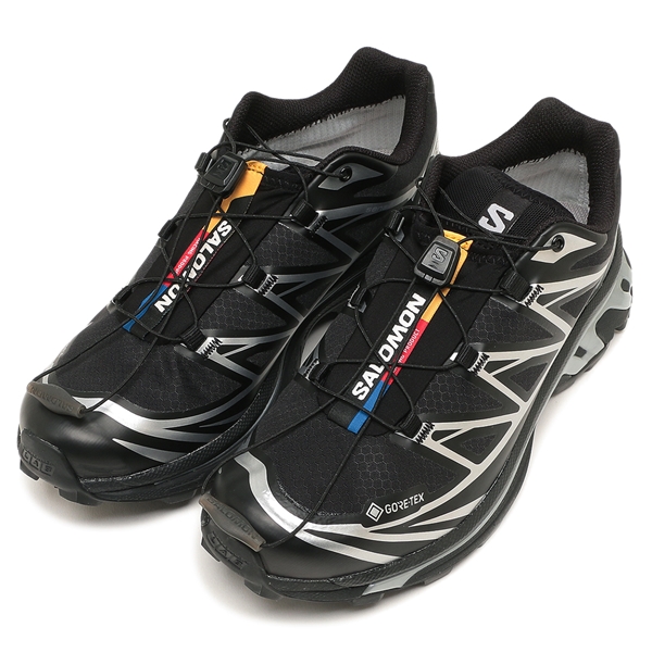 サロモン スニーカー ゴアテックス GORE-TEX XT6 GTX メンズ レディース ユニセックス SALOMON L47450600 BLACK/BLACK/FTW SILVER
