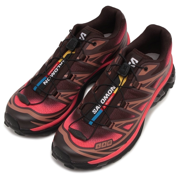 サロモン スニーカー XT-6 SKYLINE エックスティー 6 スカイライン ブラック レッド メンズ レディース ユニセックス SALOMON L47876800