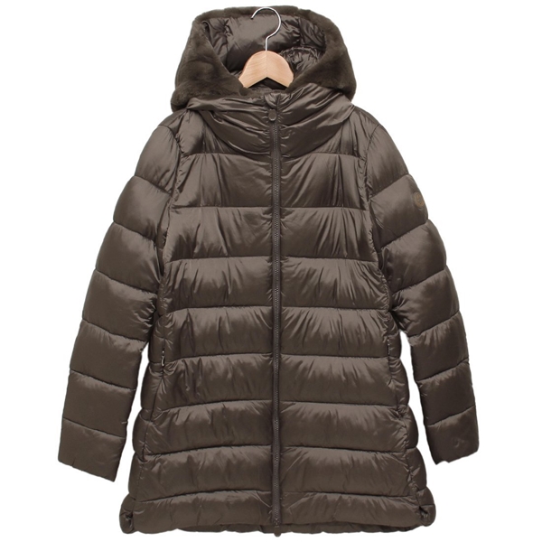 セーブザダック ダウンジャケット コート マチルダ エコダウン フード付き グリーン レディース SAVE THE DUCK D40280W JADE21 40023