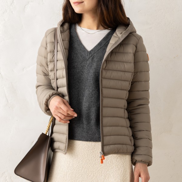 セーブザダック ダウンジャケット コート デイジー グレー レディース SAVE THE DUCK D33620W 40021の通販はダウンジャケット