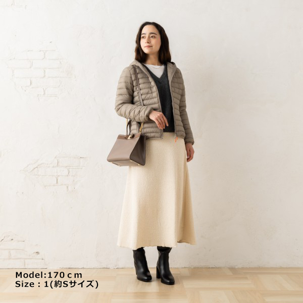 セーブザダック ダウンジャケット コート デイジー グレー レディース SAVE THE DUCK D33620W 40021の通販は