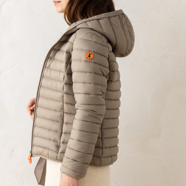 セーブザダック ダウンジャケット コート デイジー グレー レディース SAVE THE DUCK D33620W 40021の通販は