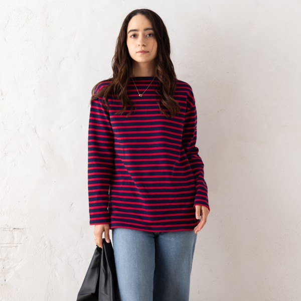 セントジェームス Tシャツ カットソー ギルド ボートネック ネイビー レッド メンズ レディース ユニセックス ST.JAMES 2501