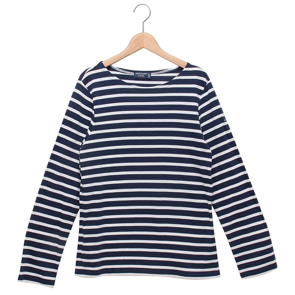 セントジェームス Tシャツ カットソー ホワイト ブルー メンズ ST.JAMES 9858