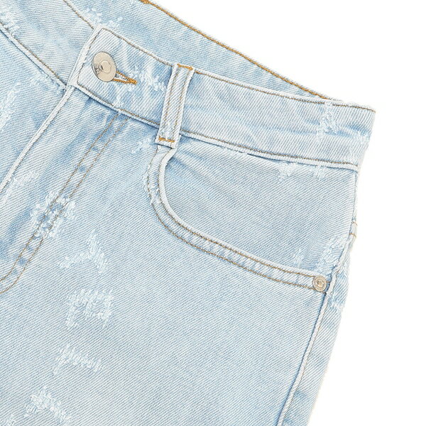 ステラマッカートニー デニムパンツ ジーンズ ロゴ クロップドパンツ