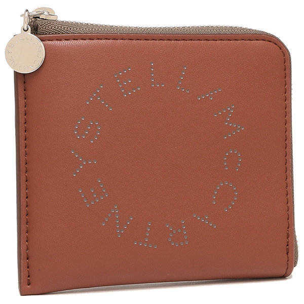 ステラマッカートニー カードケース ケース バイカラー ロゴ ブラウン レディース STELLA McCARTNEY 700253 W8856 2504