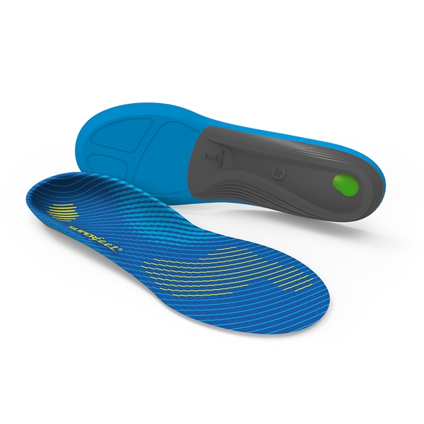 スーパーフィート インソール 中敷き 国内正規品 アクティブサポート ブルー メンズ レディース SUPERfeet ACTIVE SUPPORT MEDIUM ARCH