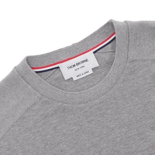 トムブラウン Tシャツ カットソー ショートスリーブT グレー メンズ