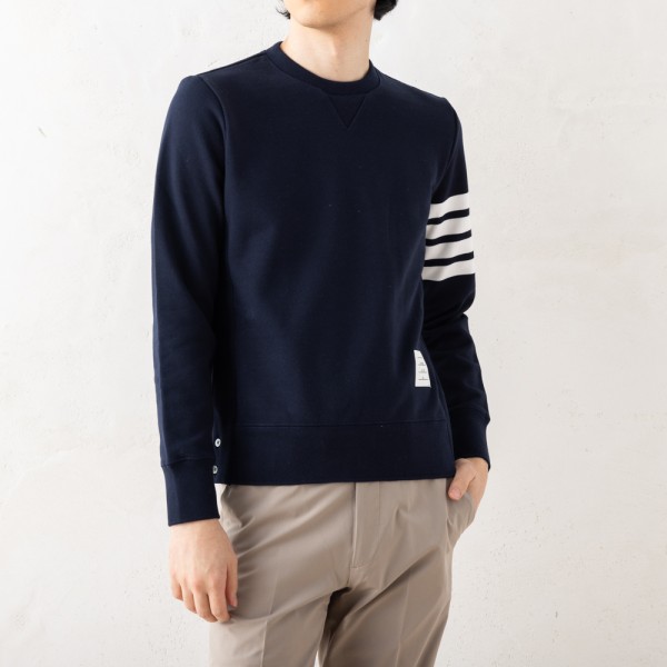 トムブラウン スウェット ネイビー メンズ THOM BROWNE MJT021H 00535 461