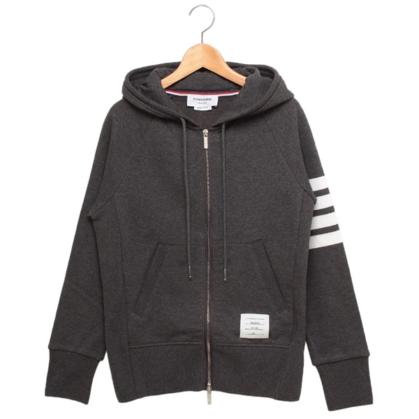 トムブラウン THOM BROWNE パーカー フーディー クラシック ループバック CLASSIC LOOPBACK 4-BAR グレー メンズ MJT022H 00535 025