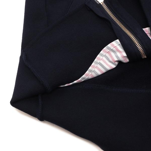 トムブラウン THOM BROWNE パーカー フーディー 4-バー ジップアップ