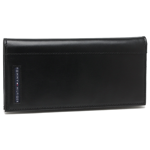 トミーヒルフィガー 長財布 ブラック メンズ   31TL19X019 001