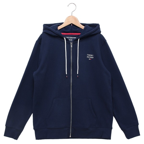 トミーヒルフィガー パーカー フーディー スウェット フルジップ ジャケット ネイビー レディース TOMMY HILFIGER TP45178J NAVYの通販は