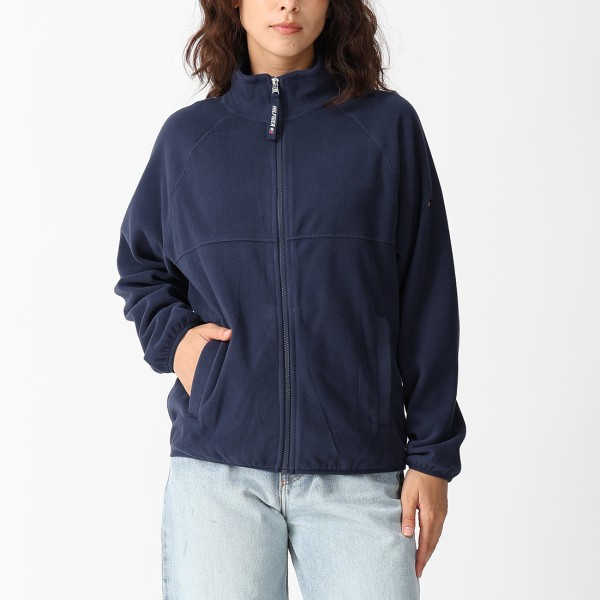 トミーヒルフィガー ジャケット フルジップラグランスリーブジャケット ネイビー レディース   TP45192J NAVY