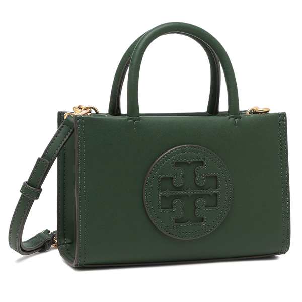 トリーバーチ ショルダーバッグ トートバッグ エラ ミニトート 2WAY グリーン レディース TORY BURCH 145613 312