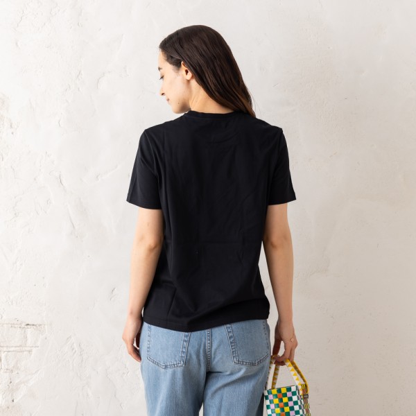 TORY BURCH Tシャツ ブラック 151125 001 トリーバーチ Tシャツ ブラック レディース TORY BURCH 151125